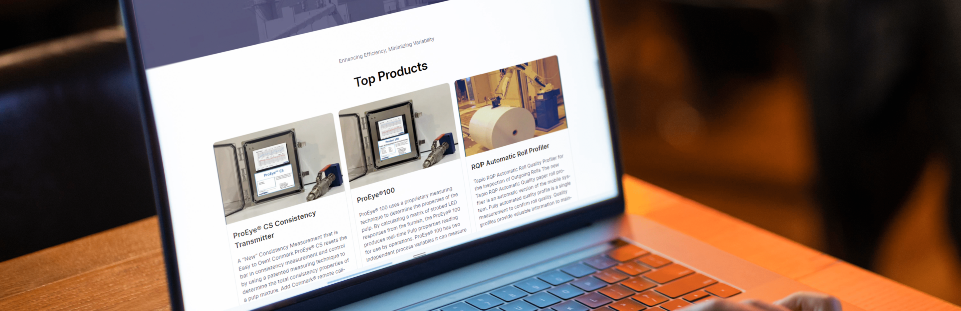 WordPress website development for manufacturing provider